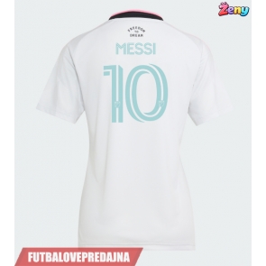 Lacne Ženy Futbalové dres Inter Miami Lionel Messi #10 2026-27 Krátky Rukáv - Tretina